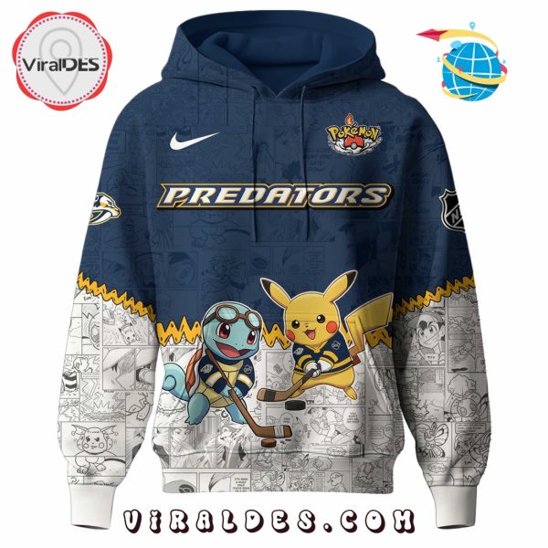 Nashville Predators NHL x Pokemon 2025 Hoodie, Pants