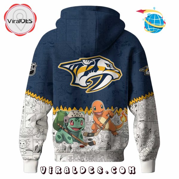 Nashville Predators NHL x Pokemon 2025 Hoodie, Pants