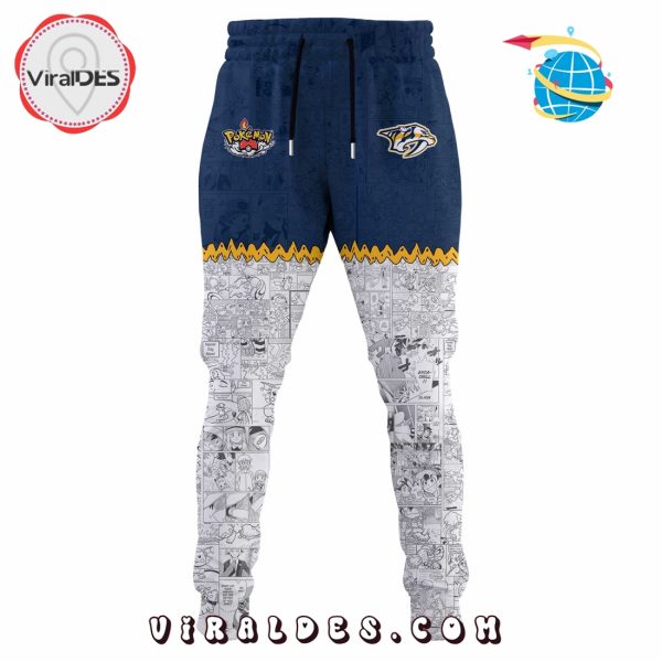 Nashville Predators NHL x Pokemon 2025 Hoodie, Pants