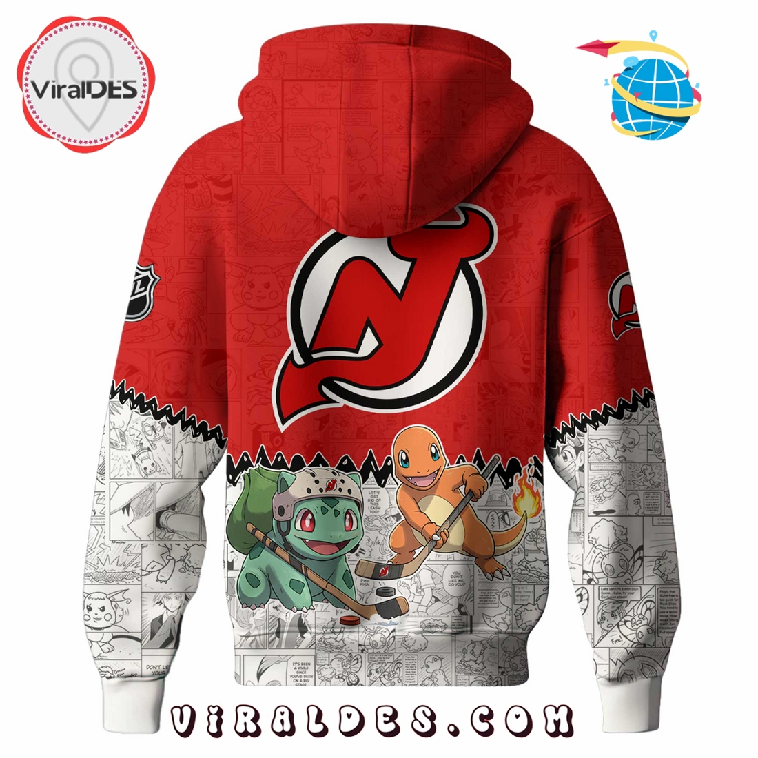 New Jersey Devils NHL x Pokemon 2025 Hoodie, Pants New Jersey Devils NHL x Pokemon 2025 Hoodie, Pants