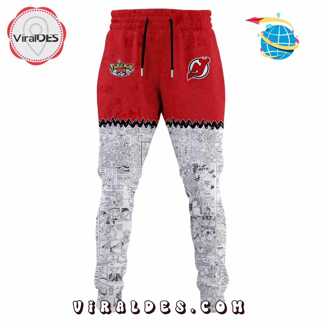 New Jersey Devils NHL x Pokemon 2025 Hoodie, Pants New Jersey Devils NHL x Pokemon 2025 Hoodie, Pants