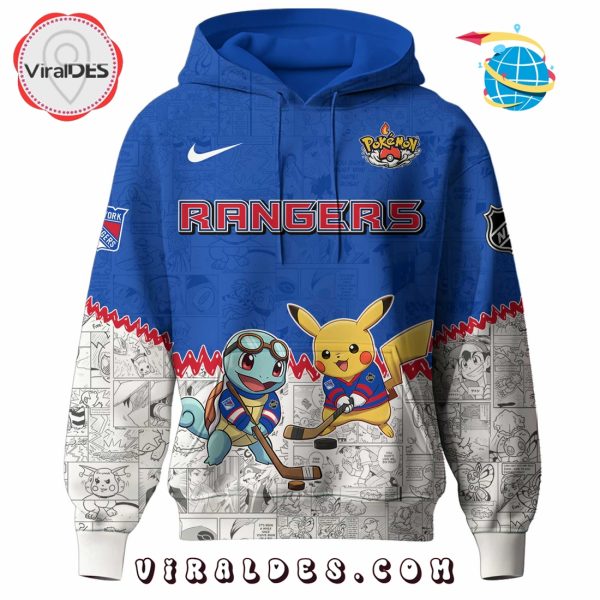 New York Rangers NHL x Pokemon 2025 Hoodie, Pants