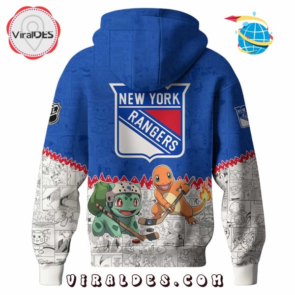New York Rangers NHL x Pokemon 2025 Hoodie, Pants