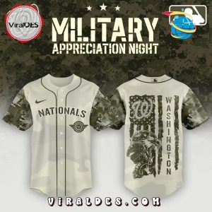 Washington Nationals x MLB 2025 Armed Forces Day Night Baseball Jersey