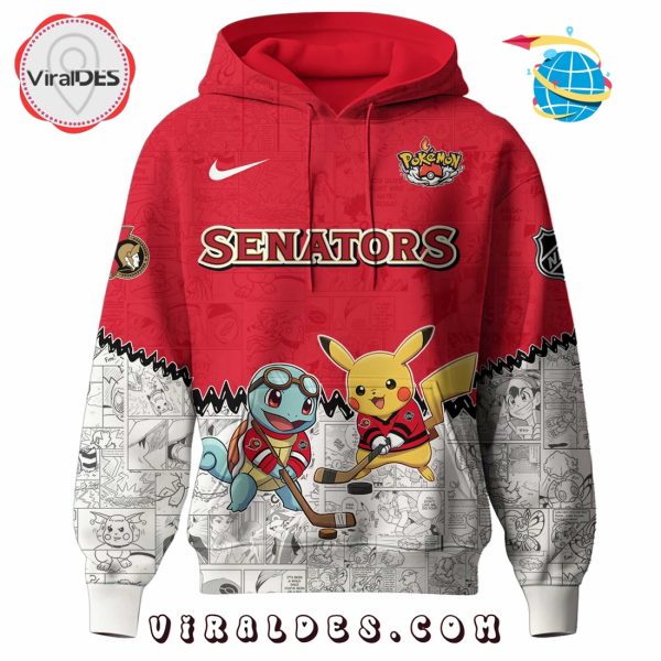 Ottawa Senators NHL x Pokemon 2025 Hoodie, Pants