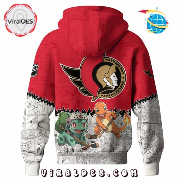 Ottawa Senators NHL x Pokemon 2025 Hoodie, Pants