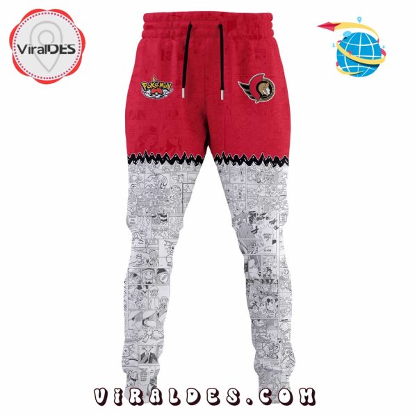 Ottawa Senators NHL x Pokemon 2025 Hoodie, Pants