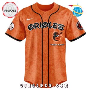 MLB Baltimore Orioles x Mickey Mouse Baseball Jersey