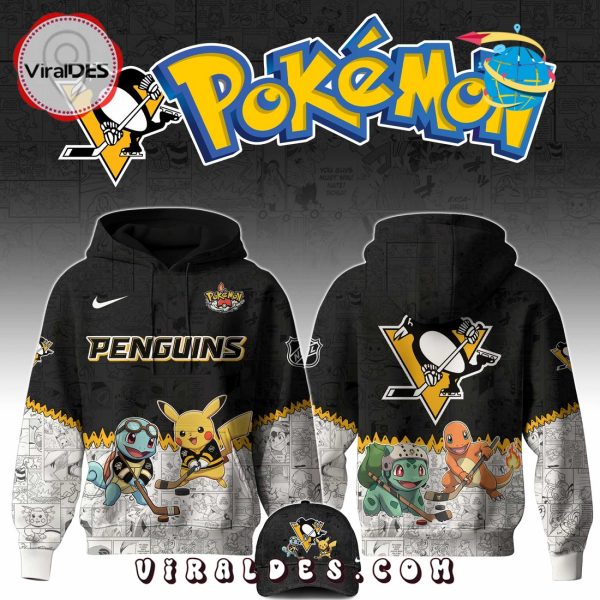 Pittsburgh Penguins NHL x Pokemon 2025 Hoodie, Pants