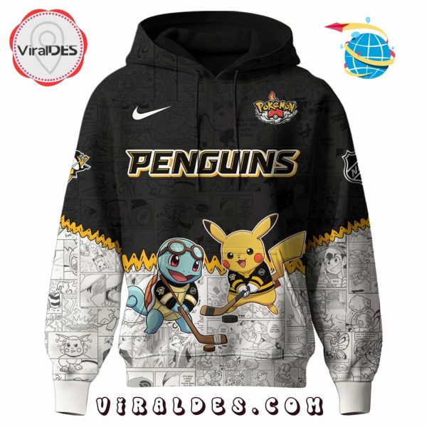 Pittsburgh Penguins NHL x Pokemon 2025 Hoodie, Pants