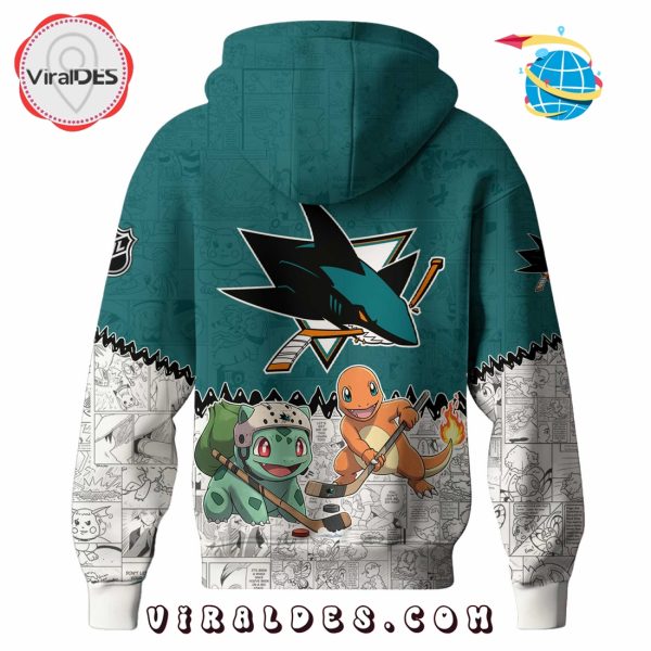 San Jose Sharks NHL x Pokemon 2025 Hoodie, Pants