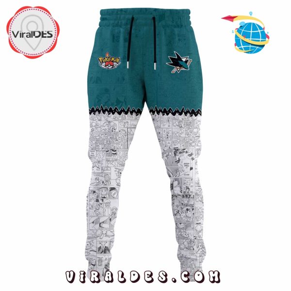 San Jose Sharks NHL x Pokemon 2025 Hoodie, Pants