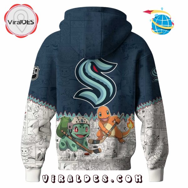 Seattle Kraken NHL x Pokemon 2025 Hoodie, Pants