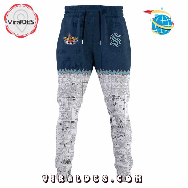 Seattle Kraken NHL x Pokemon 2025 Hoodie, Pants