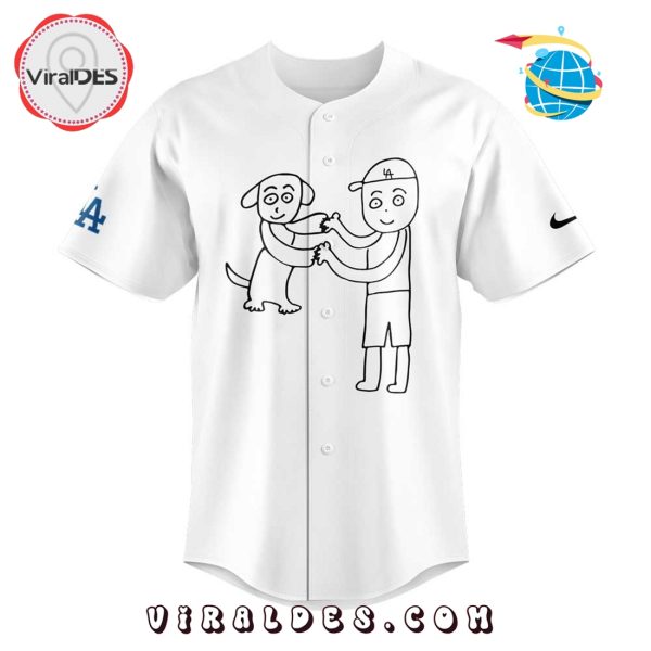 Shohei Ohtani and Decopin Drawn By Kenta Maeda Baseball Jersey