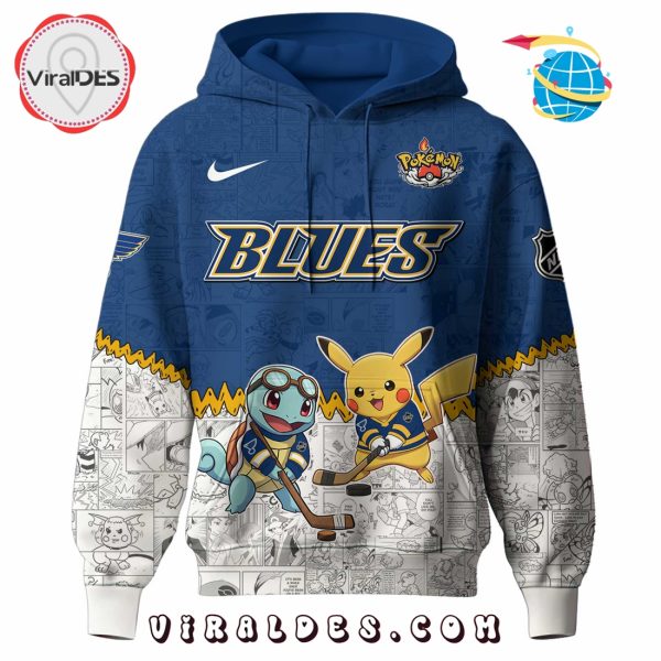 St. Louis Blues NHL x Pokemon 2025 Hoodie, Pants