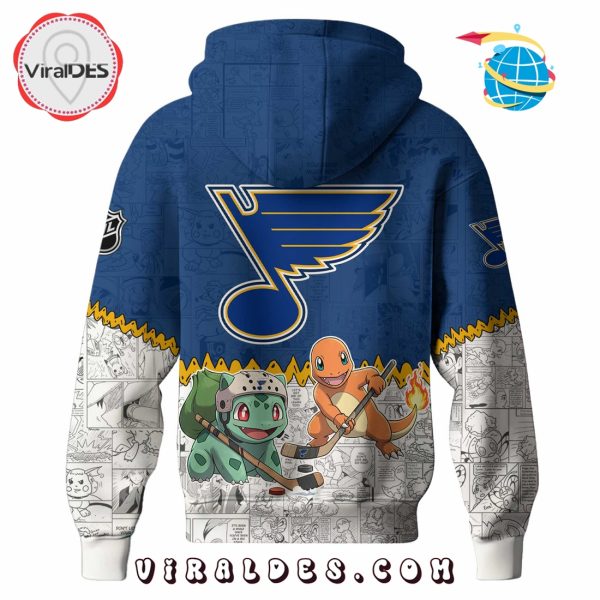 St. Louis Blues NHL x Pokemon 2025 Hoodie, Pants