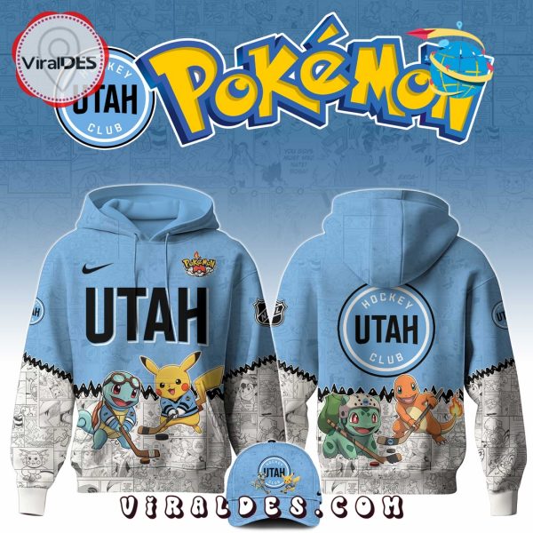 Utah Hockey NHL x Pokemon 2025 Hoodie, Pants