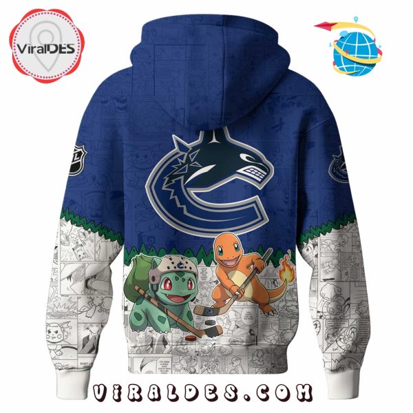 Vancouver Canucks NHL x Pokemon 2025 Hoodie, Pants