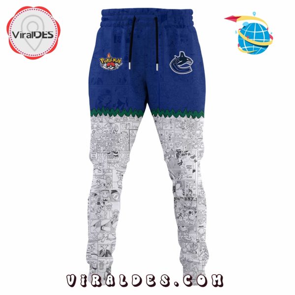 Vancouver Canucks NHL x Pokemon 2025 Hoodie, Pants