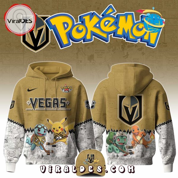 Vegas Golden Knights NHL x Pokemon 2025 Hoodie, Pants