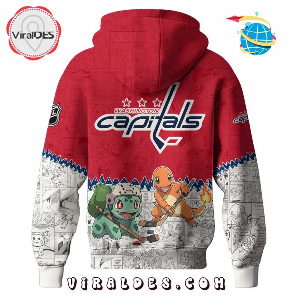 Washington Capitals NHL x Pokemon 2025 Hoodie, Pants