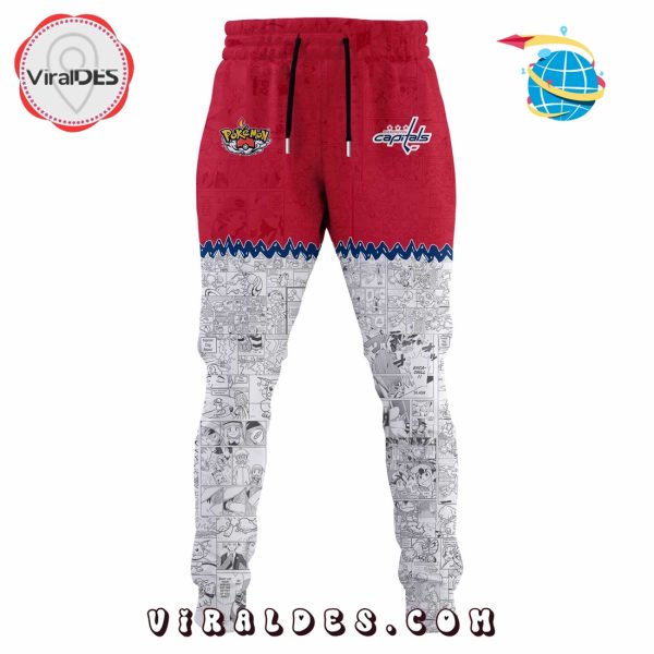 Washington Capitals NHL x Pokemon 2025 Hoodie, Pants