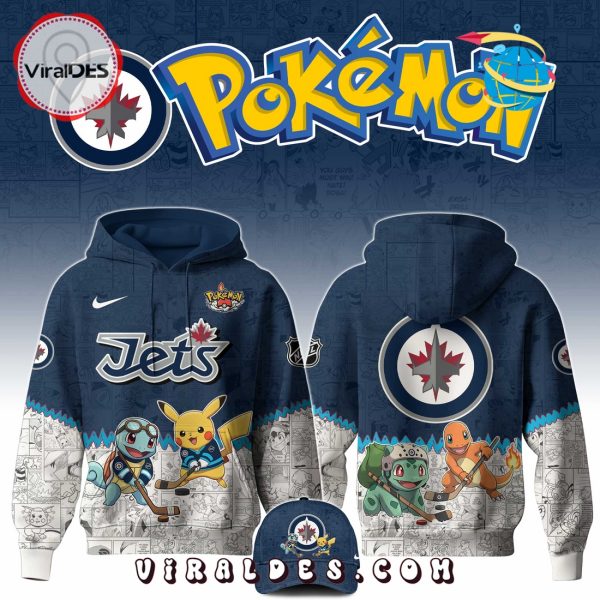 Winnipeg Jets NHL x Pokemon 2025 Hoodie, Pants