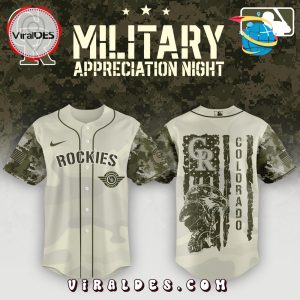 Colorado Rockies x MLB 2025 Armed Forces Day Night Baseball Jersey