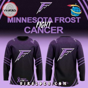 Minnesota Frost Fight Cancer 2025 Hockey Jersey