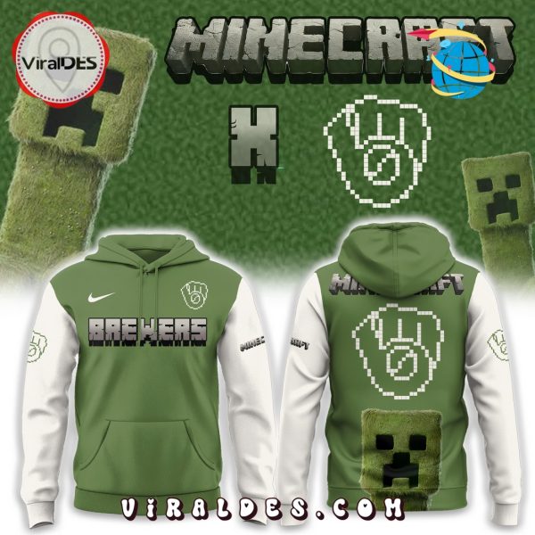 2025 Milwaukee Brewers x MineCraft Hoodie, Long Pants
