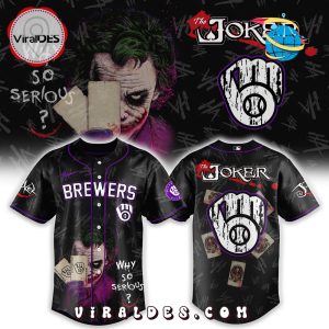 The Joker x Milwaukee Brewers Baseball Jersey