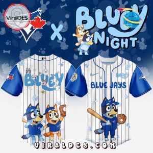 Toronto Blue Jays MLB Bluey And Bingo 2025 Baseball Jersey