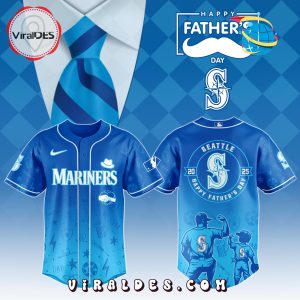 Seattle Mariners 2025 Father’s Day Baseball Jersey
