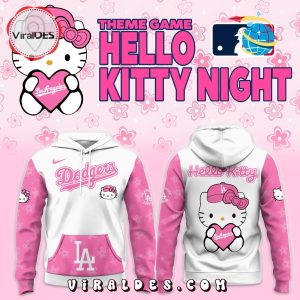 Los Angeles Dodgers x Hello Kitty Pink Hoodie, Long Pants