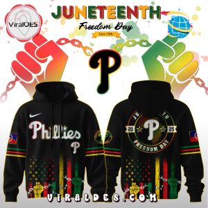 Philadelphia Phillies x 2025 Juneteenth Freedom Day Hoodie, Long Pants