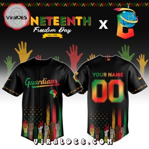 Cleveland Guardians Custom MLB Juneteenth Baseball Jersey Cleveland Guardians Custom MLB Juneteenth Baseball Jersey