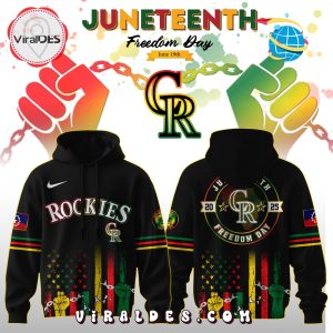 Colorado Rockies x 2025 Juneteenth Freedom Day Hoodie, Long Pants