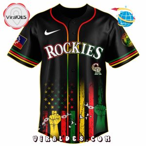 Colorado Rockies x 2025 Juneteenth Day Jersey