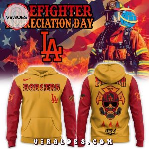 MLB Los Angeles Dodgers Firefighter Appreciation Hoodie, Long Pants