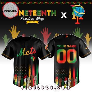 New York Mets Custom MLB Juneteenth Baseball Jersey