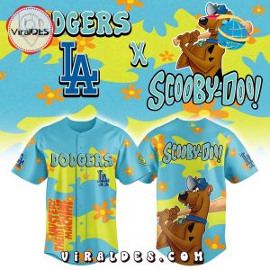 2025 LA Dodgers x Scooby Doo Baseball Jersey