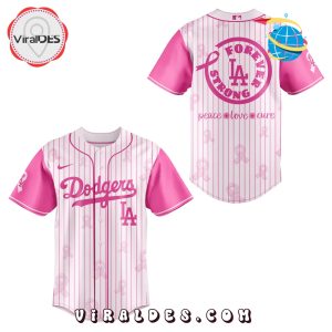Los Angeles Dodgers Cancer Awareness Night Baseball Jersey