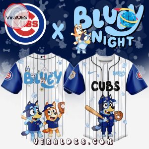 Chicago Cubs MLB Bluey And Bingo 2025 Baseball Jersey