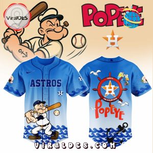 Houston Astros MLB x Popeye Baseball Jersey