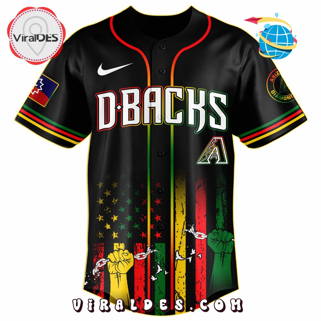 Arizona Diamondbacks x 2025 Juneteenth Day Jersey Arizona Diamondbacks x 2025 Juneteenth Day Jersey