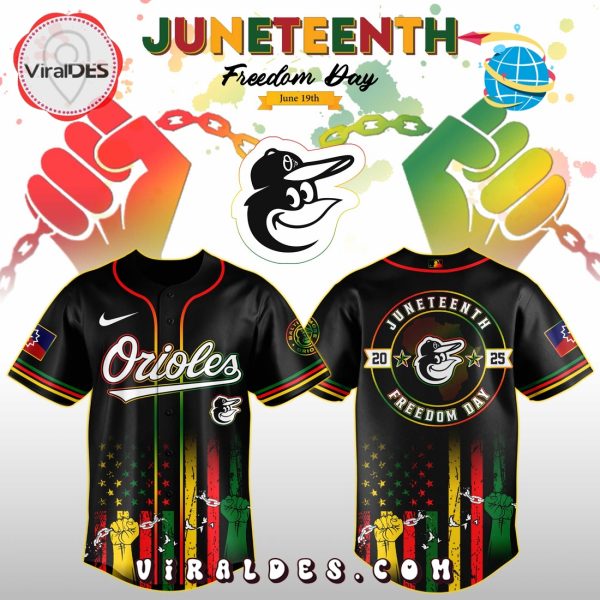 Baltimore Orioles x 2025 Juneteenth Day Jersey