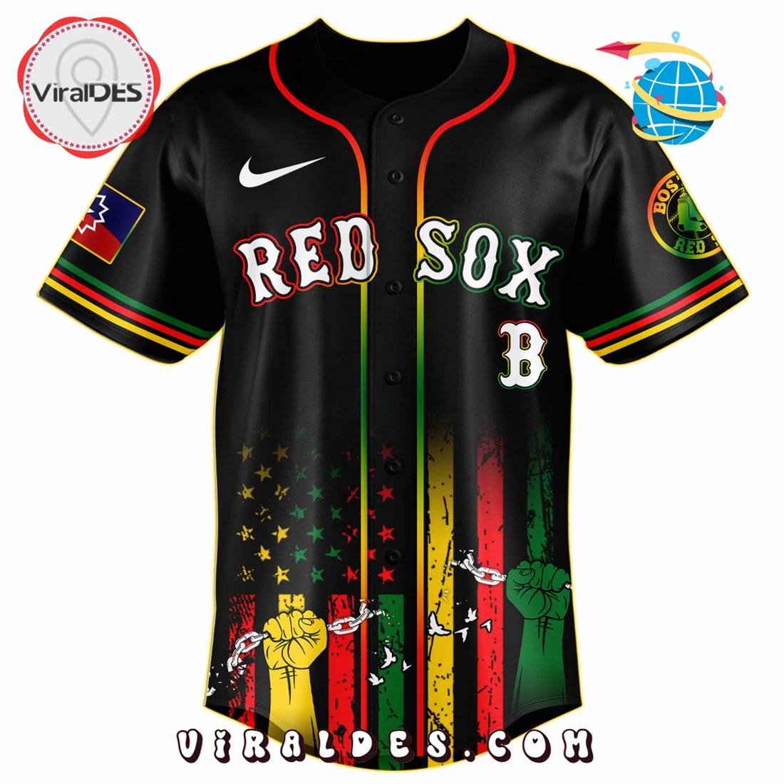 Boston Red Sox x 2025 Juneteenth Day Jersey Boston Red Sox x 2025 Juneteenth Day Jersey