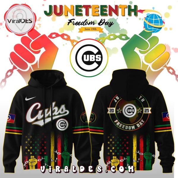 Chicago Cubs x 2025 Juneteenth Freedom Day Hoodie, Long Pants