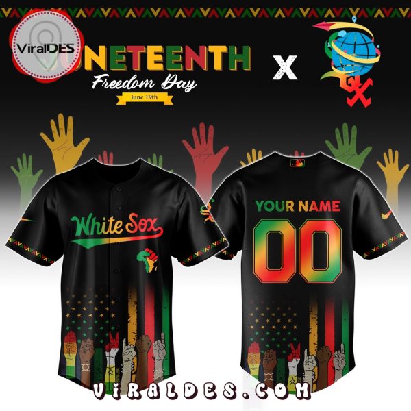 Chicago White Sox Custom MLB Juneteenth Baseball Jersey